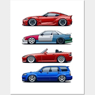 JDM legends Posters and Art